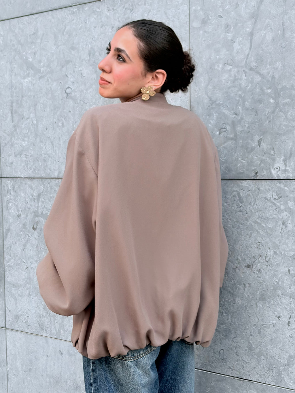 Mocha Bomber Jacket