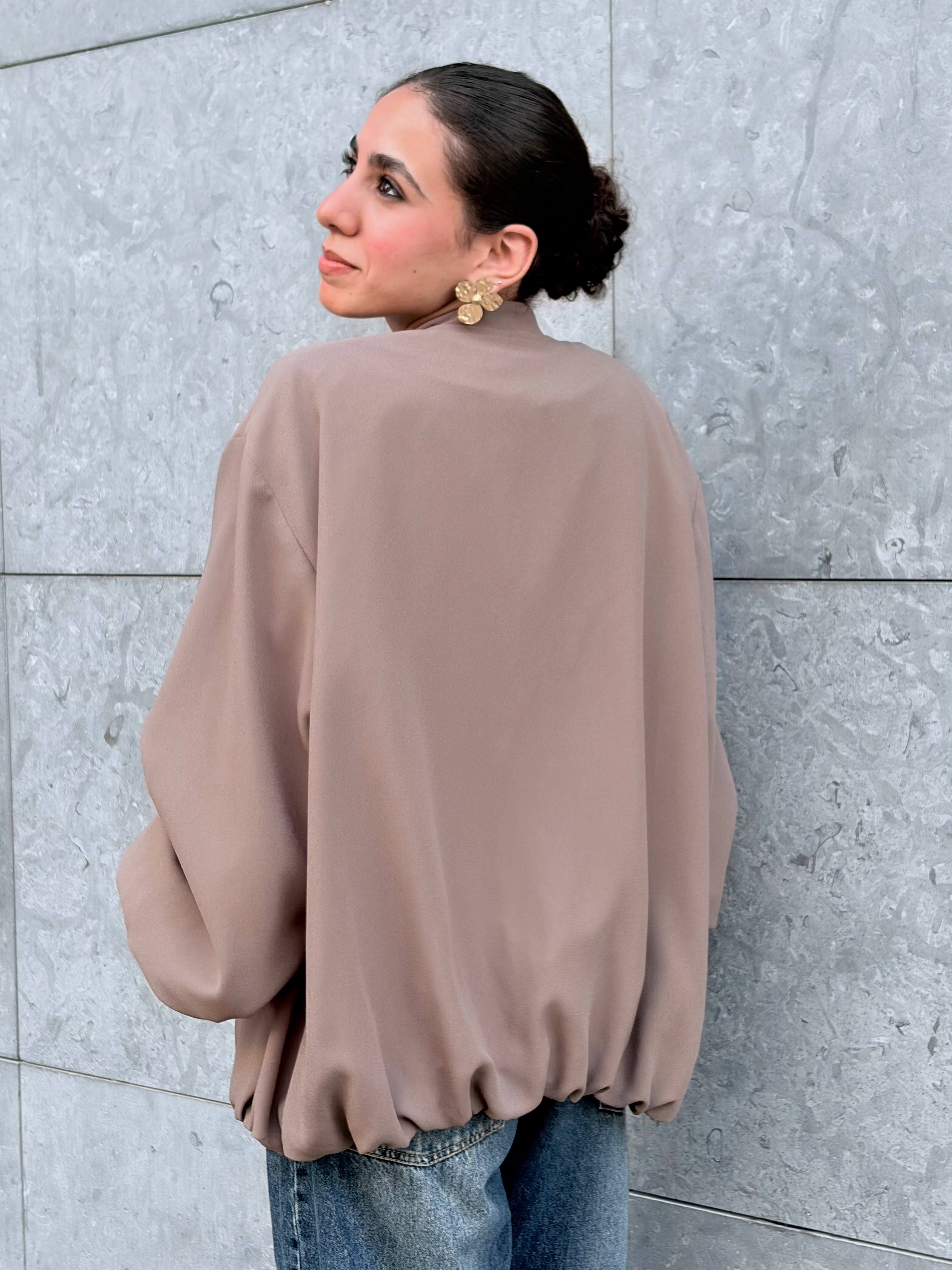 Mocha Bomber Jacket