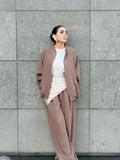 Mocha Wide-Leg Pant