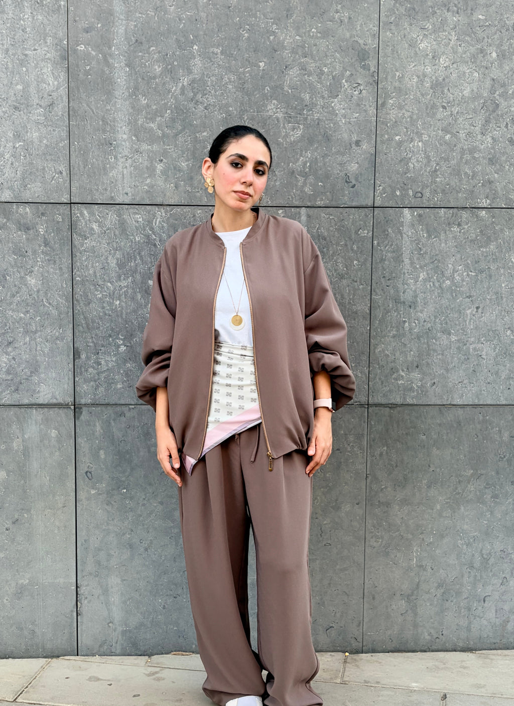 Mocha Wide-Leg Pant