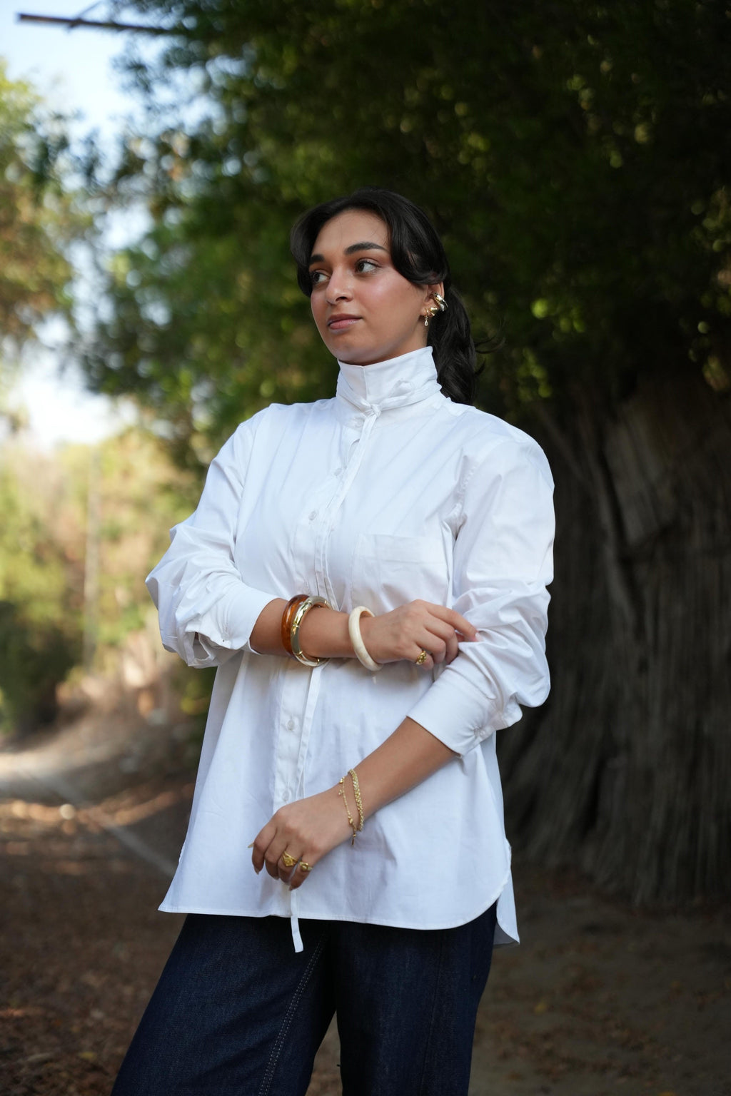 Basic Poplin White Shirt