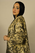 Paisley Gold-Black Kaftan