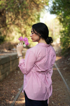 Basic Poplin Red-Striped Shirt