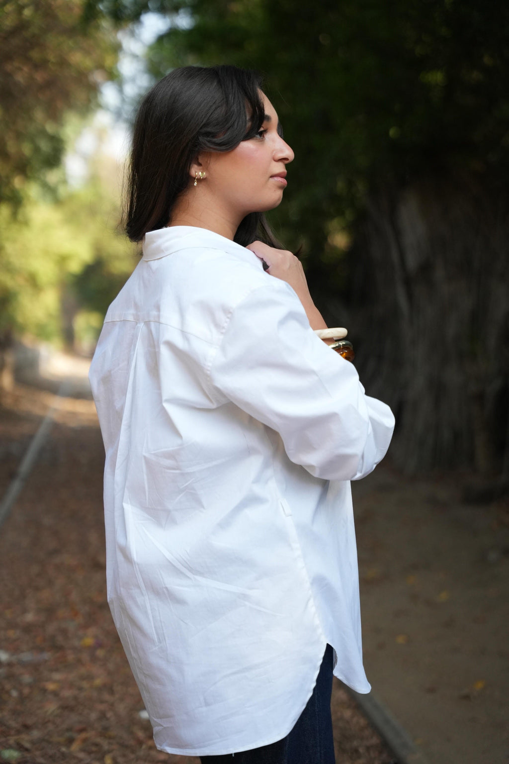 Basic Poplin White Shirt